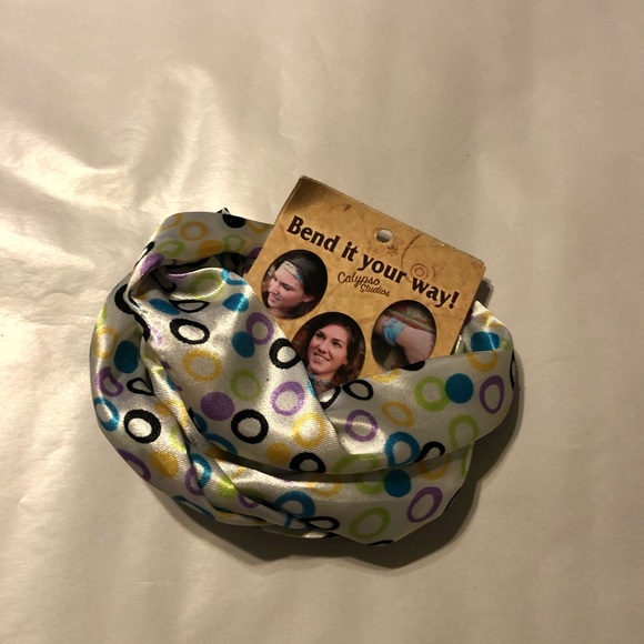 Bendi Bandz Wire Headband with Multicolored Circle - Picture 3 of 5